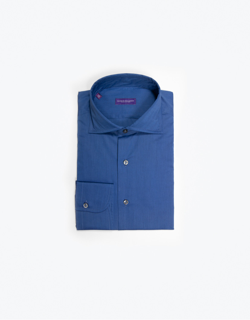 Patrick Hellmann Collection Blue Shirt 100% Cotton  image